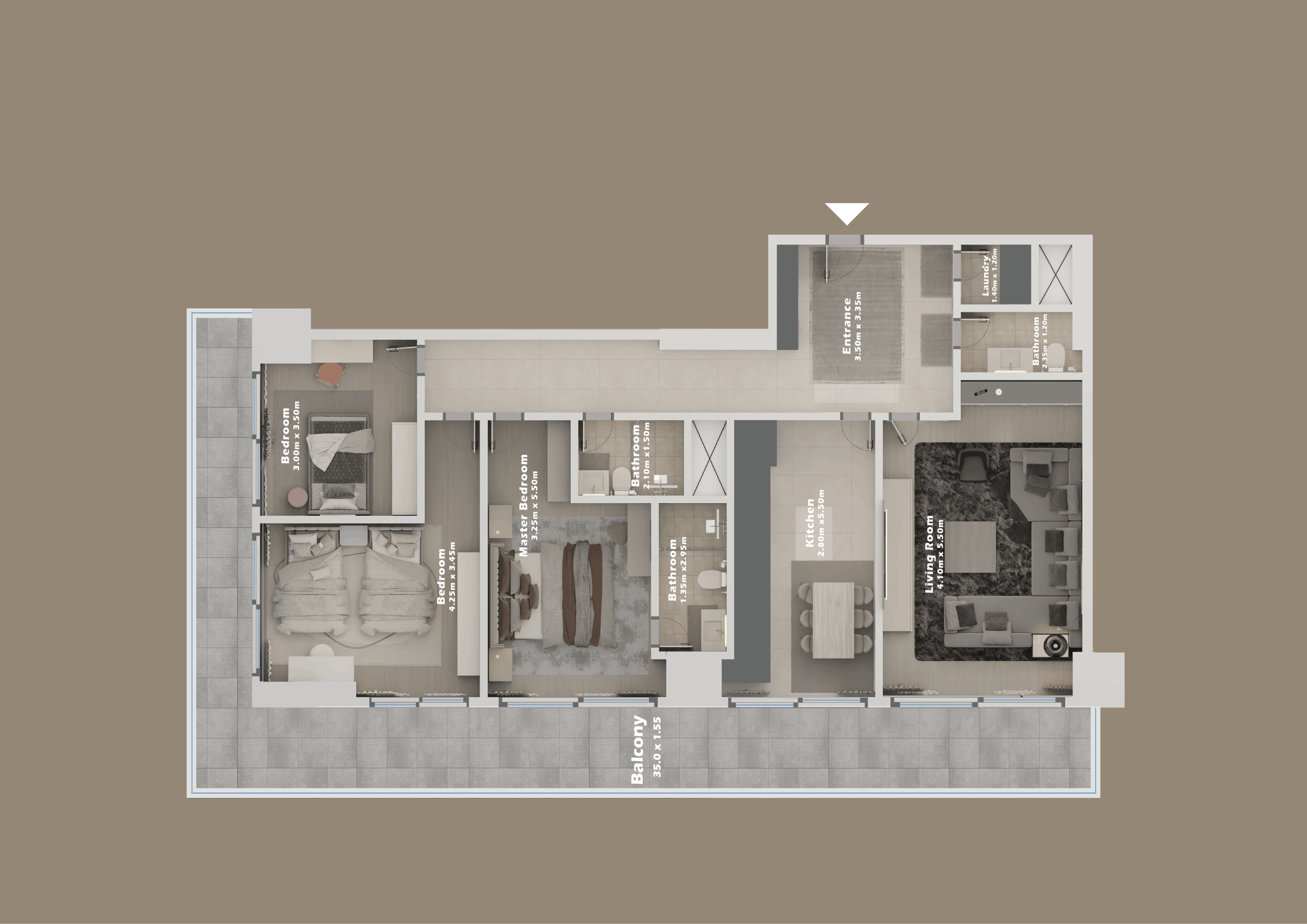 3+1 Apartment